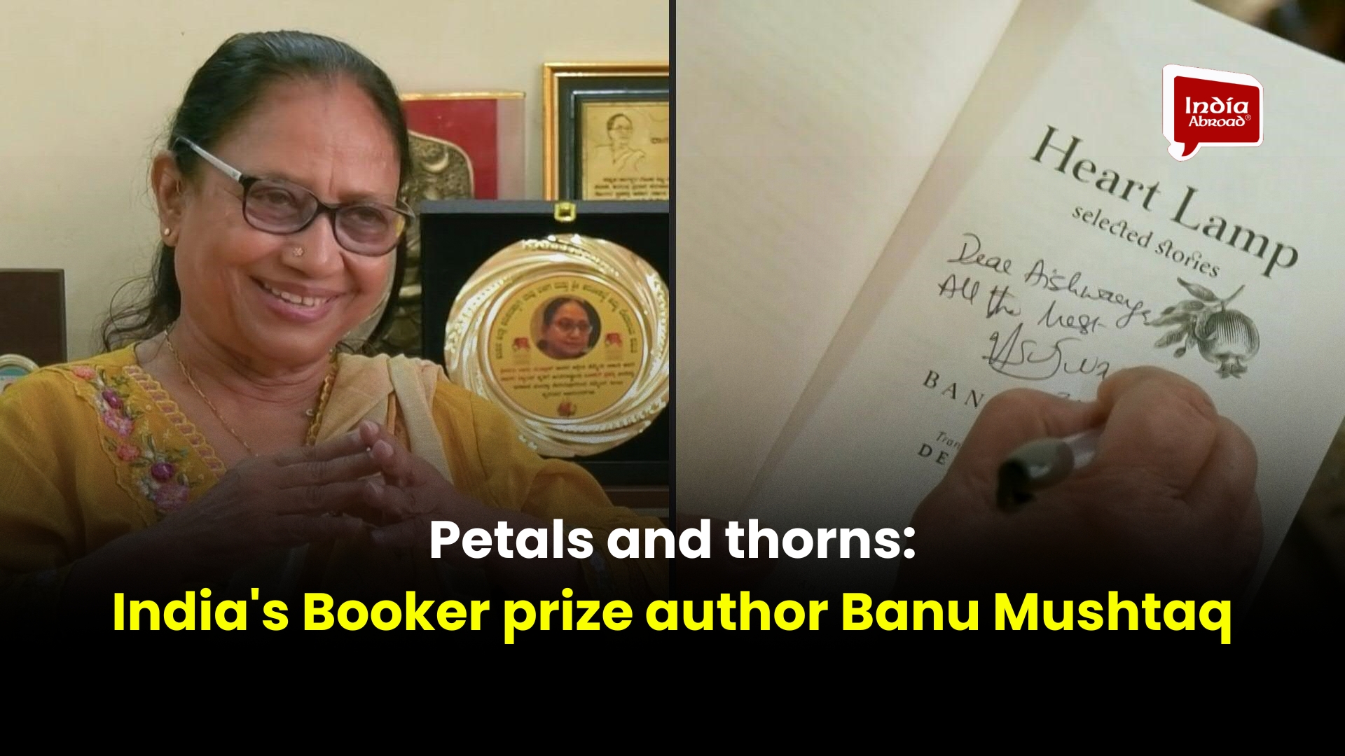 Petals and thorns: India's Booker prize author Banu Mushtaq 
